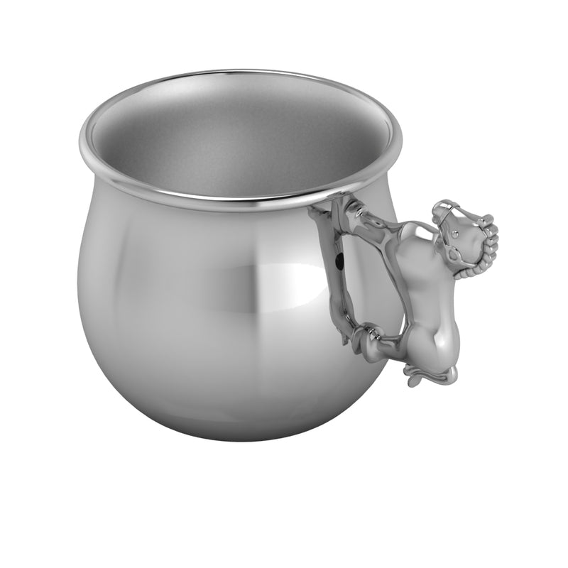 Silver Plated Horse Baby Cup