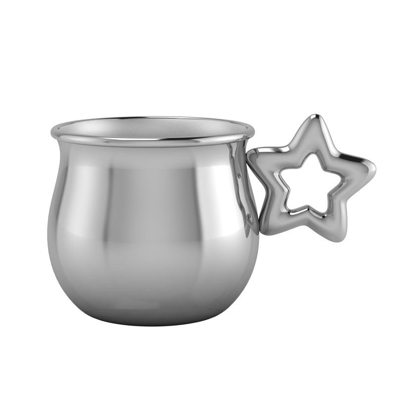 Silver Plated Star Baby Cup