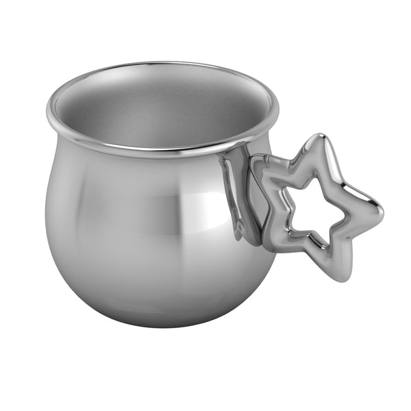 Silver Plated Star Baby Cup