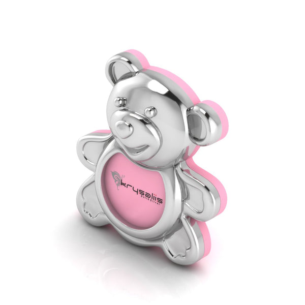 Silver Plated Teddy Photo Frame for Baby & Kids
