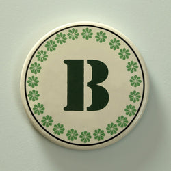 Monogram B coaster