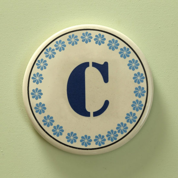 Monogram C coaster