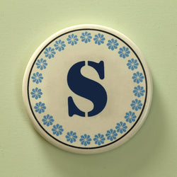 Monogram S coaster