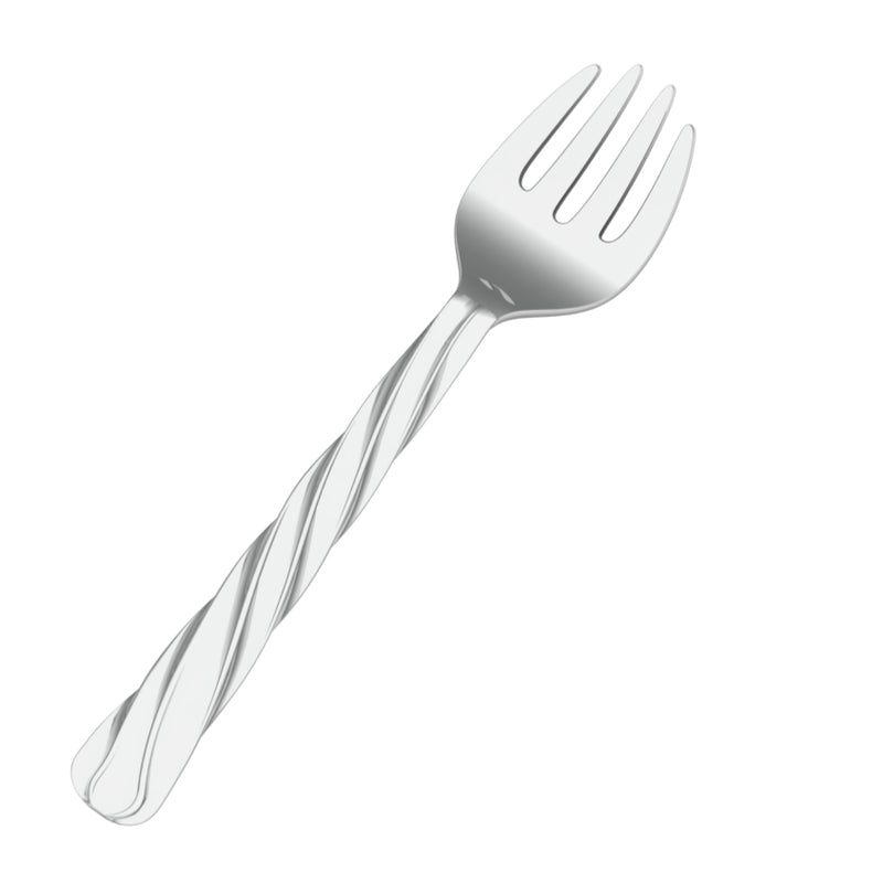 Silver Plated Baby Spoon & Fork Set - Classic Twisted