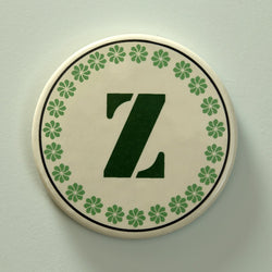 Monogram Z coaster